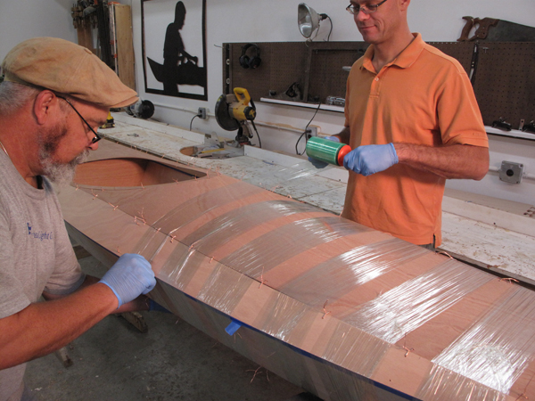 Shrink Wrap for Stitch and Glue Kayaks