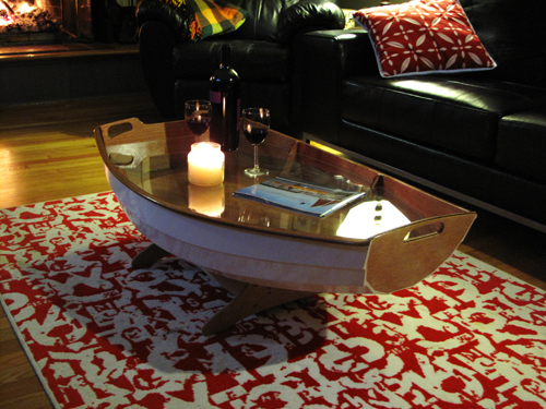 Boat Shaped Coffee Table Plan