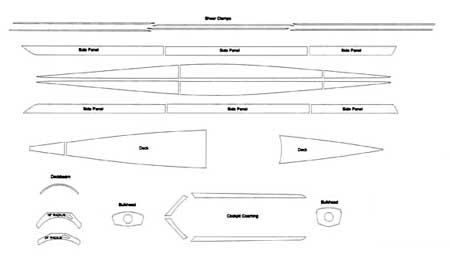 wood rowing shell plans