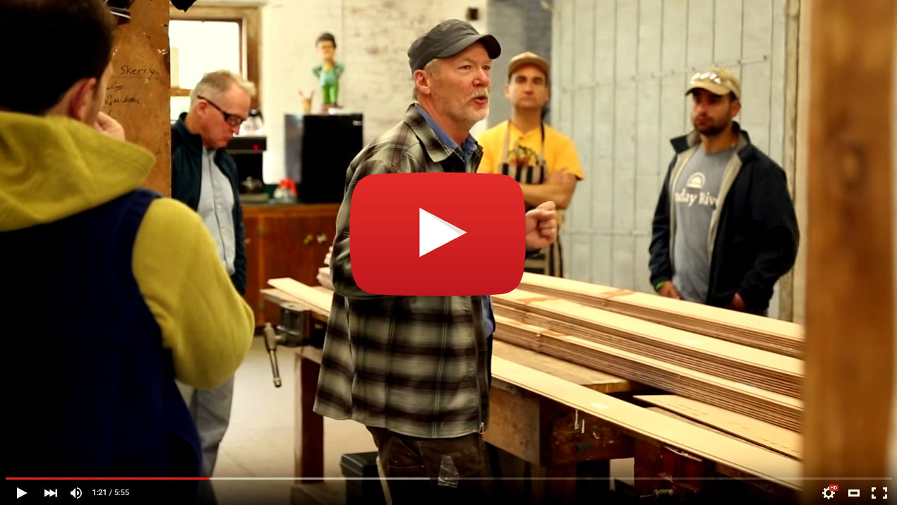 Geoff Kerr builds Annapolis Wherries at the WoodenBoat School