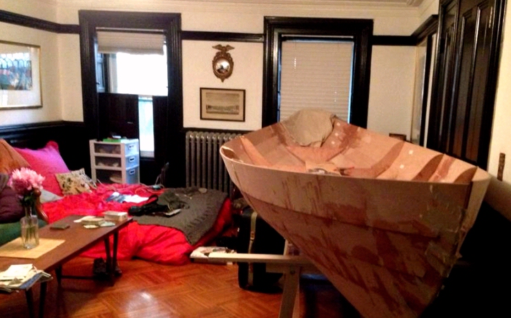 Boatbuilding in a Brooklyn apartment