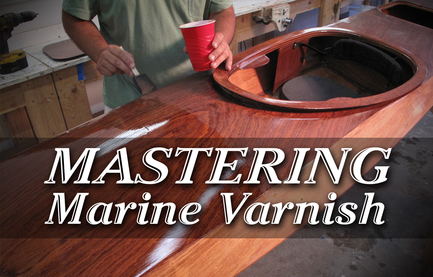 How to varnish stitch-and-glue boats