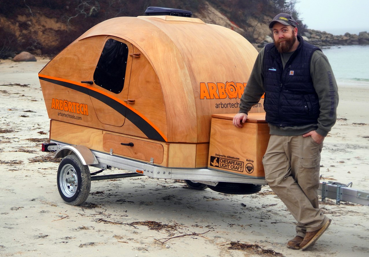 This camper will be on display at the Wood Working Show in Atlanta, GA this weekend. Click image for show details.