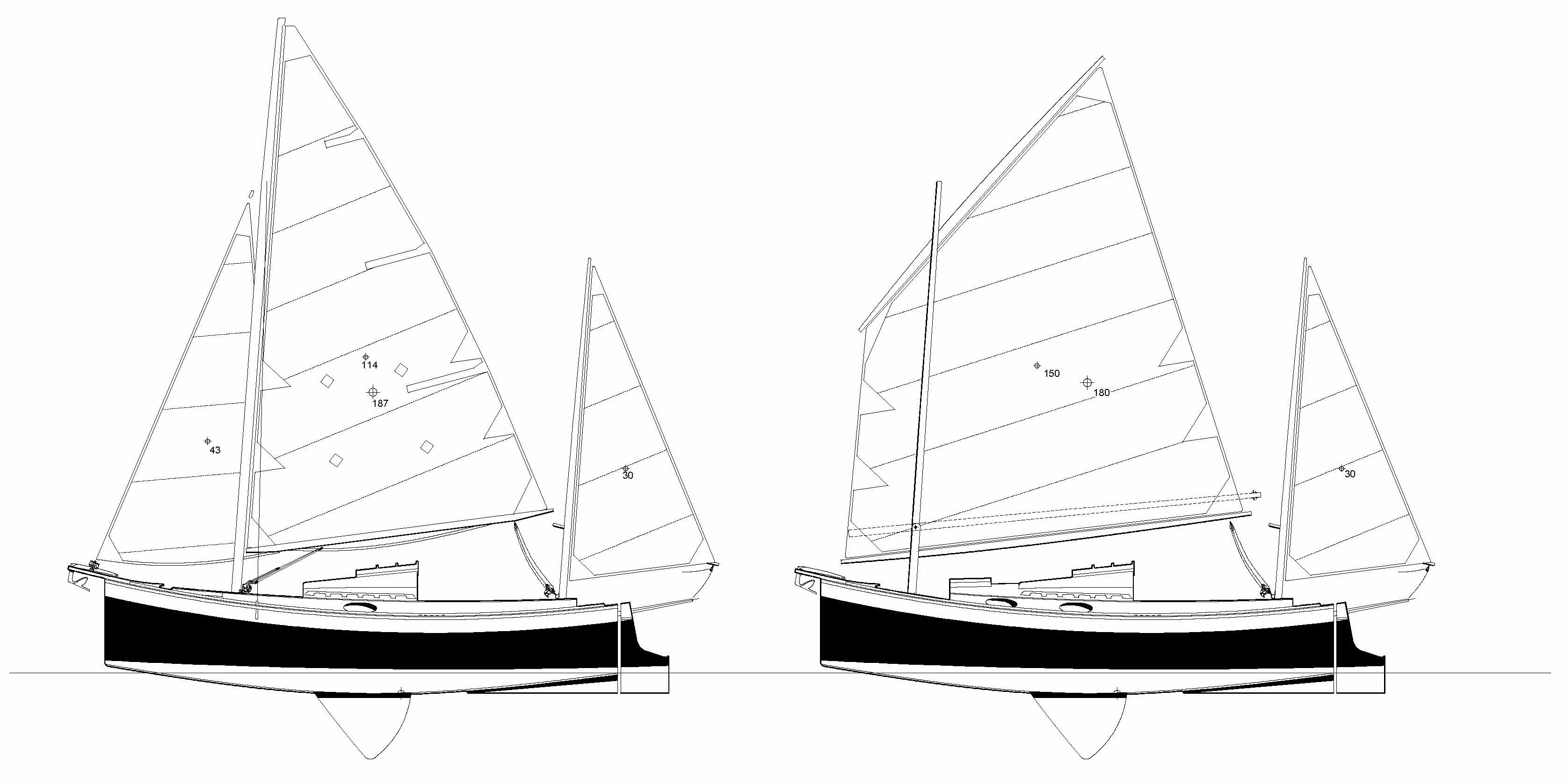 R/C Model Sailboat Short Screws Stainless 12 #2 x 3/8” Flat Head 