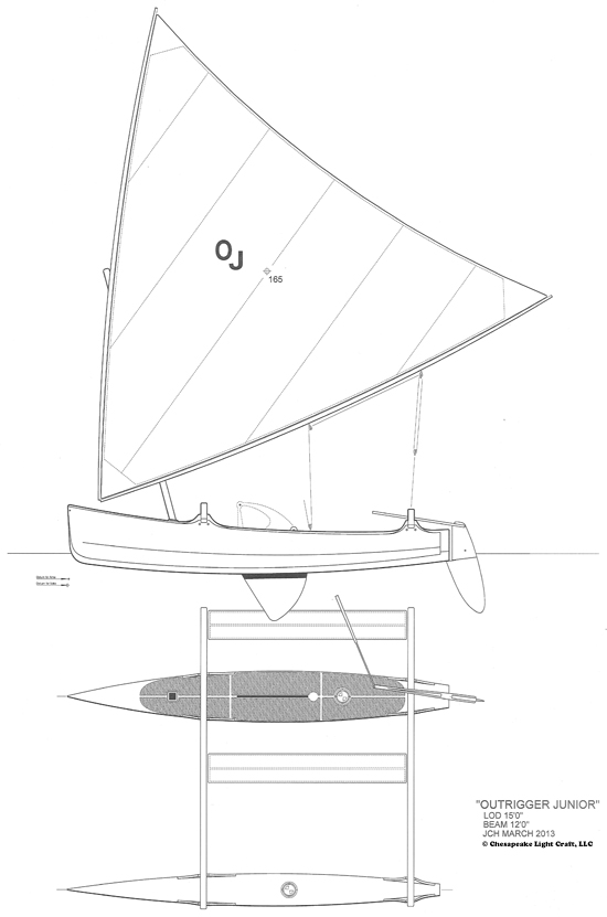 CLC Outrigger Junior Sailboat Kit