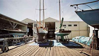 Spaulding Wooden Boat Center in Sausalito, CA