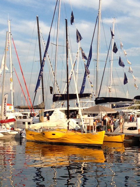 Pacific Proa "Madness" at the US Sailboat Show in Annapolis