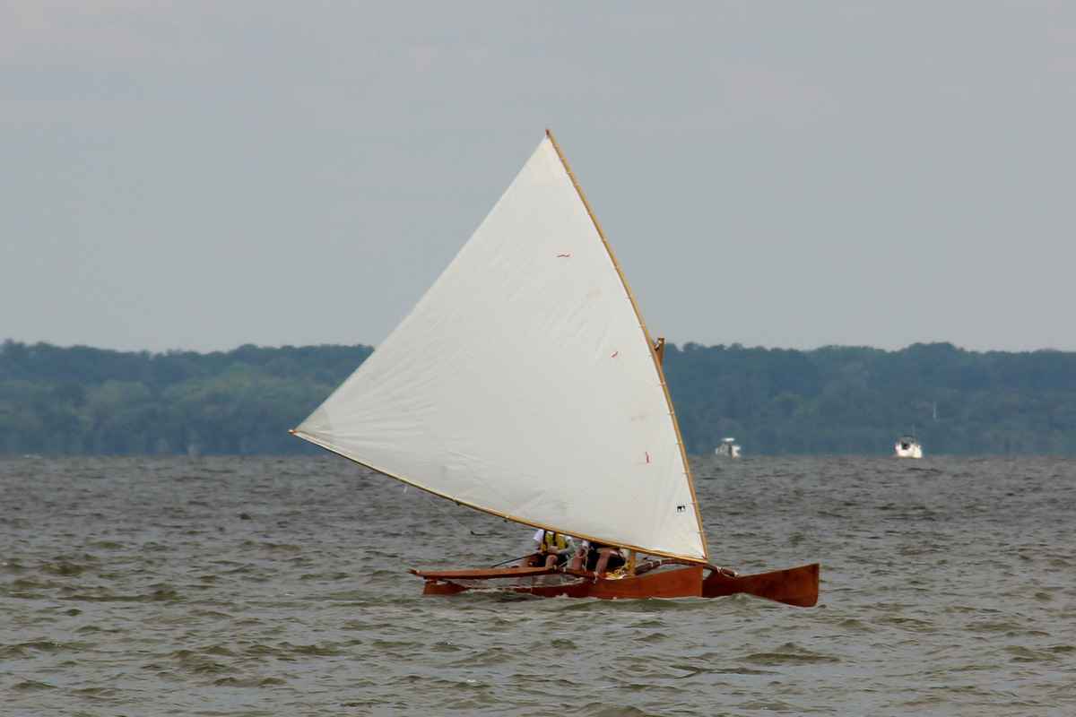 Outrigger Sailboat