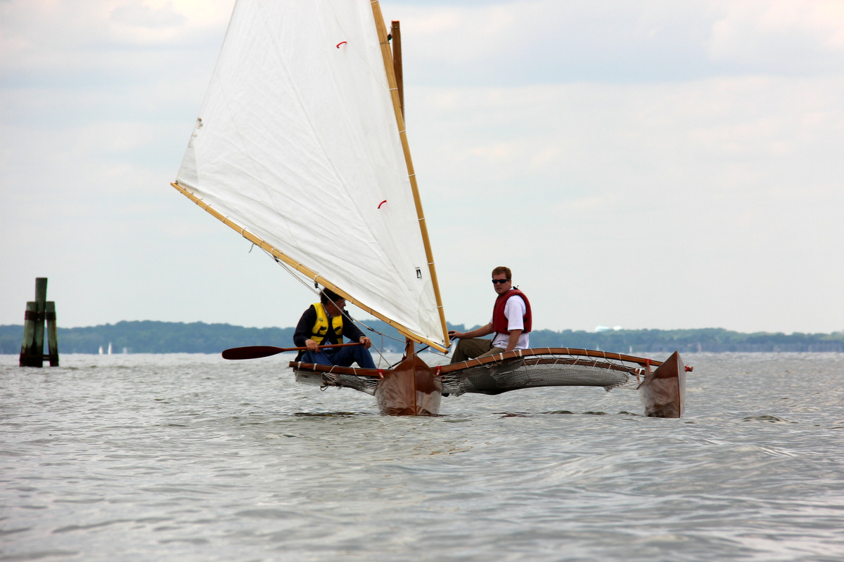 Outrigger sailboat kit