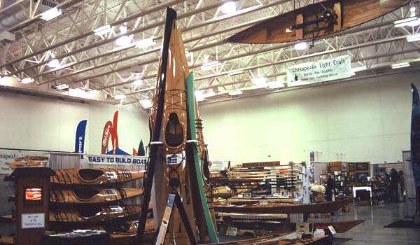 canoecopia, wooden kayak, chesapeake light craft, 