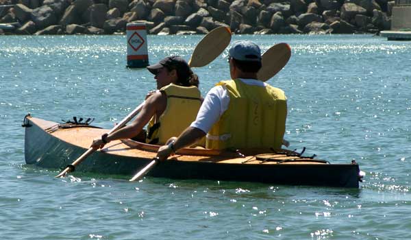 chesapeake light craft, wooden kayak, dana point, clc demo, wooden boat, mill creek