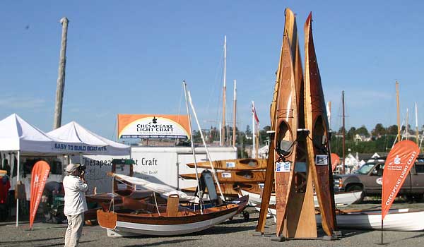 chesapeake light craft, port townsend, wooden boat festival, wooden kayak, wooden boat, 