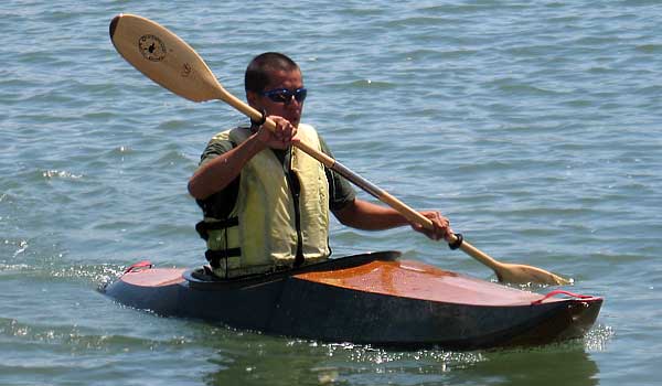 chesapeake light craft, wooden kayak, sacramento, clc demo, wooden boat, matunuck