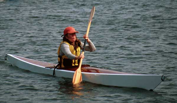 st. michaels, wooden kayak, wooden boat, chesapeake light craft,