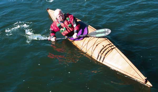 st. michaels, wooden kayak, wooden boat, chesapeake light craft, derek hutchinson