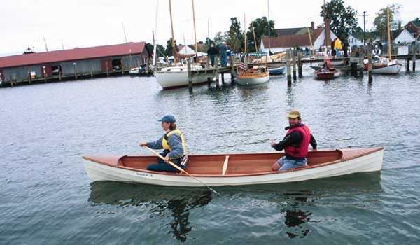 st. michaels, wooden kayak, wooden boat, chesapeake light craft, sassafras