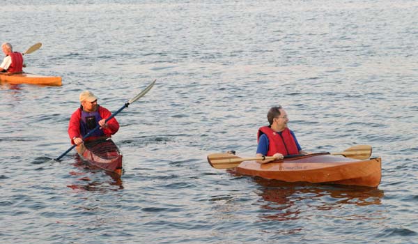 clc demo, chesapeake light craft, wooden kayak, wooden boat, wood duck