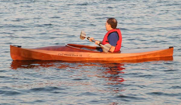 clc demo, chesapeake light craft, wooden kayak, wooden boat, wood duck
